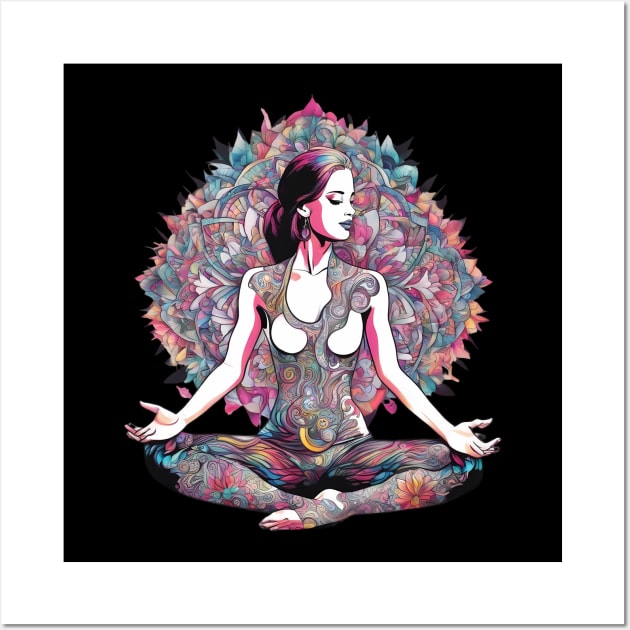 Vinyasa Yoga Wall Art by animegirlnft